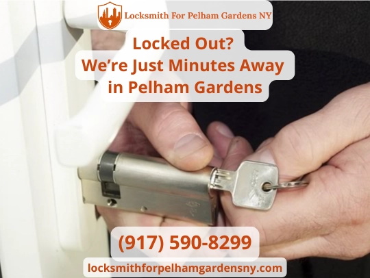 Emergency locksmith unlocking door lock in Pelham Gardens Bronx — fast 24-hour house lockout service near you